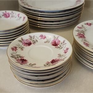 Nippon Toki Kaisha 22K Gold Trim 54 Piece Tea Dinnerware Set